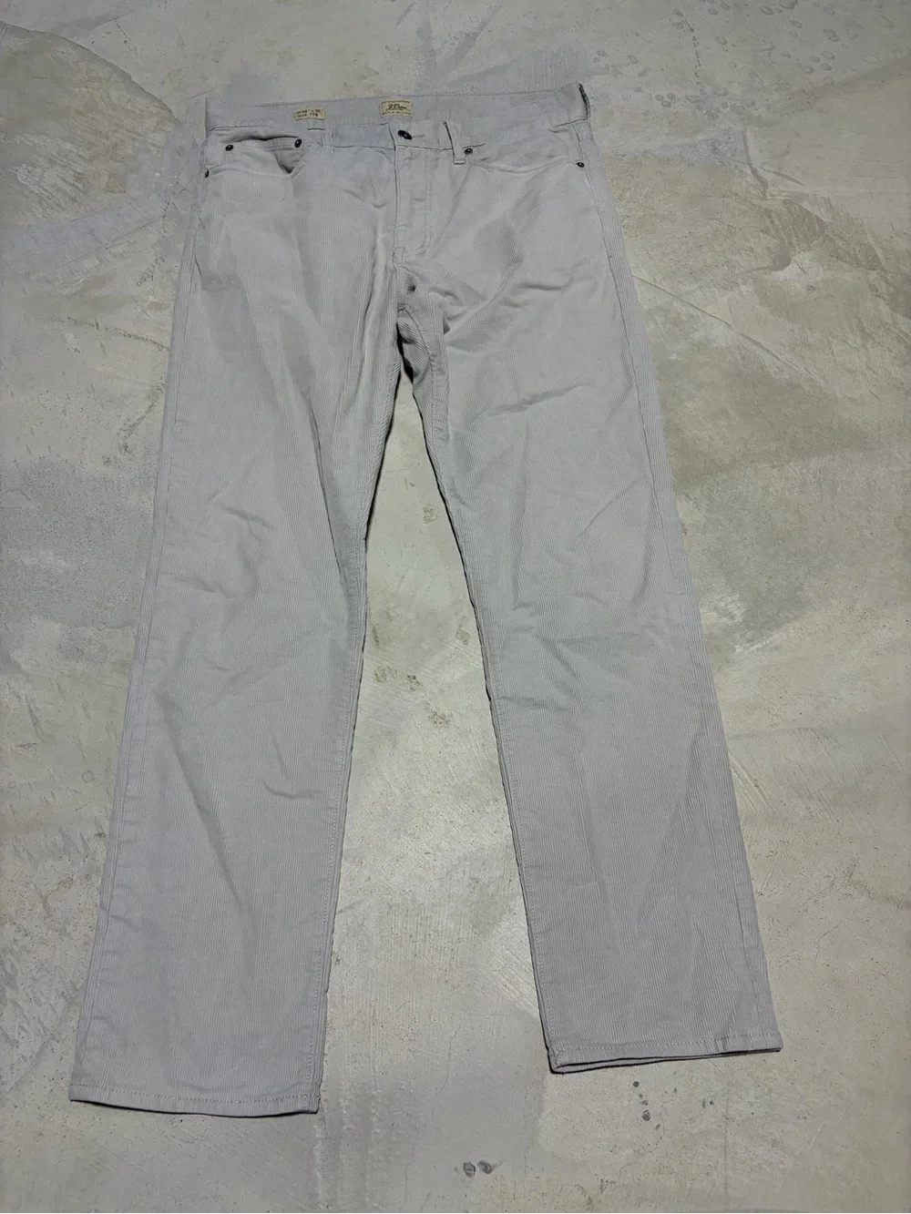 J. Crew Men's Light Gray Pants 770 33x32